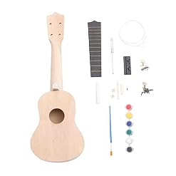 Vaguelly 1 Set 21 Para Adultos Instruments De Musique Pour Adultes Starter Guitare Acoustique Bois Guitare Étudiant Guitare Ukulélé DIY Kit DIY Ukulele Suite Component Self Made - Les Beatles, Paul McCartney, John Lennon, RIngo Starr, George Harrison