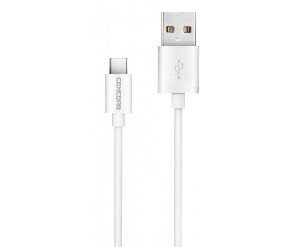 Concord C-821 2.1A 100 CM Type-C Şarj ve Data Kablosu Beyaz - Akıllı Telefonlar ve Tabletler İçin