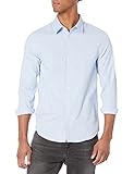 Armani Exchange A|X Herren Slim Fit Oxford Knopfleiste Hemd, Hellblau Oxford/7b, X-Groß