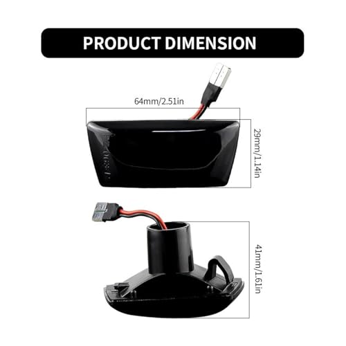 Lámpara intermitente LED Opel Corsa D E Astra J H Insignia A luces 5