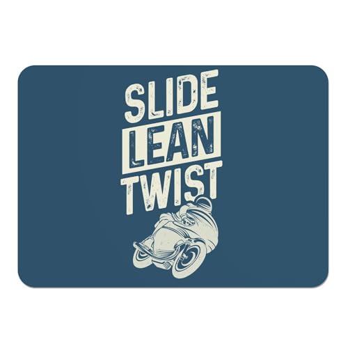 Lot sets de table souples liège bleu grand format dessous de plat moto napperon - 2