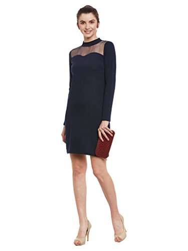 Image of Miss Chase Womens Navy Blue Bodycon Dresses