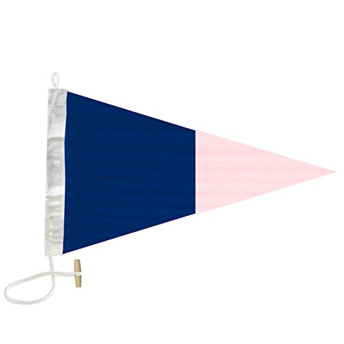 Flag and Banner International Signal Flag - Nautical Flag | Double Stitched, Durable Hardware | Made in USA - No. 10 2nd Substitute Nylon Pennant with Rope and Toggle