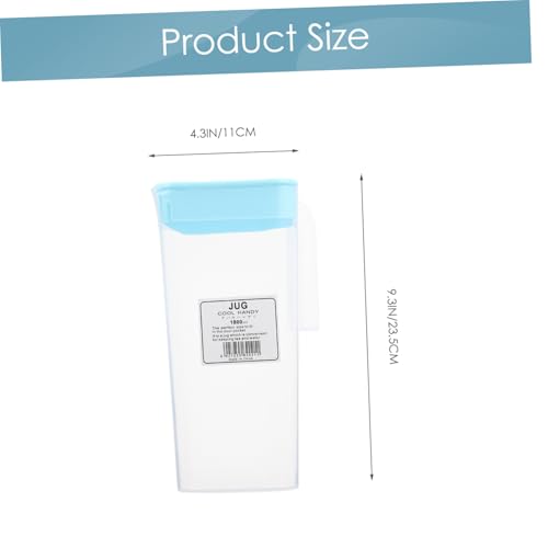 KESYOO 大容量 ポータブル冷水壺 飲料用水差し 漏れ防止蓋付き キッチン冷蔵庫対応 家用ジュースティーポット
