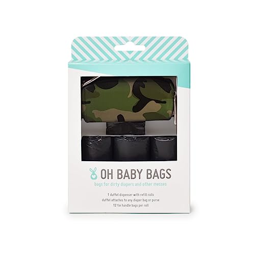 Image of Oh Baby Bags Duffel Dispenser Gift Box (Green Camo)