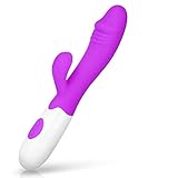 Portable 30-Speed Vibrating Silicone Waterproof Massager Dual Vibration Home Personal Fitness Massage