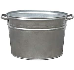 Storm's Gartenzaubereien Zinkwanne 22l Pflanztopf