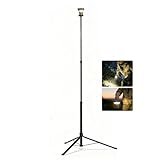 BougeRV キャンプ ライト LEDランタン 充電式 3200lm 大容量 59.2Wh 11泊連続点灯 230cmまで伸縮可能 4面調光 3色調色 IPX4防水 モバイルバッテリー機能 磁石付き 懐中電灯 防災 作業灯 投光器 CL03