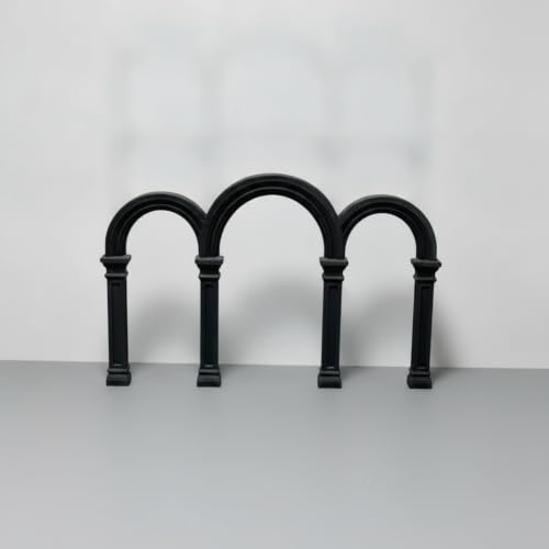 Arco en miniatura compacto blanco de 20.4cm para decoración de bodas 7
