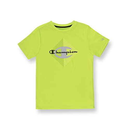 Champion Boys T-Shirt, Kids' T-Shirt For Boys, Lightweight Tee for Kids, Script & Print