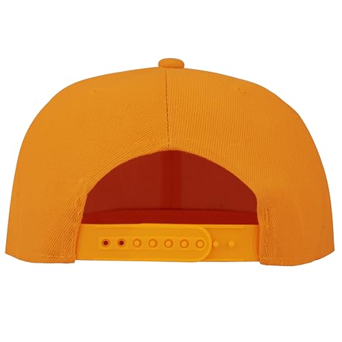 Image of Gelante Plain Blank Flat Brim Adjustable Snapback Baseball Caps Wholesale LOT 12 Pack