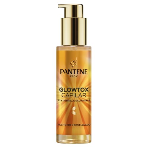 Pantene Pro-V Glowtox Capilar Aceite Pre y Poschampú Pelo Brillante, 100ml