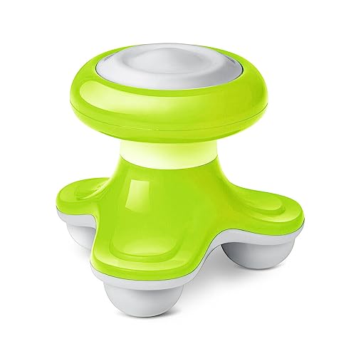 COSHAL® Mini Electric Massager Full Body Massager with USB Handheld Mini Portable Electronic Vibration Message for Back Neck Hand Shoulder Legs & Full Body Pain Release Pack of 1 (Green)