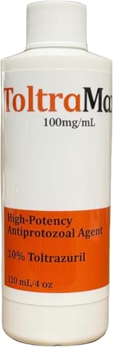 ToltraMax Toltrazuril 10.0% for Horses, Dogs, Cats, 120mL/4 Ounce, for Non-Food Chain Animals, Chicken