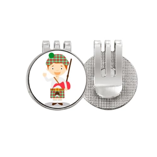 Marqueur de balle de golf en émail rouge vert accessoire magnétique pour golfeur