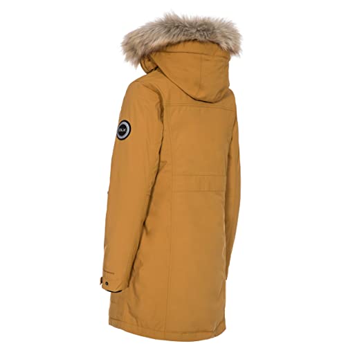 Trespass DLX Womens Down Parka Jacket Longer Length Hooded Coat Bettany - Image 2