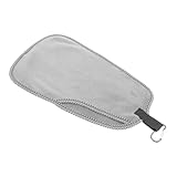 SOPOTUTU Rutschfestes Angeltuch aus Baumwolle mit Metallkarabiner Stichfestes Handtuch für Sicheres Fischfangen Praktischer Handschutz Beim Angeln Langlebiges Outdoor Zufällige Farbe