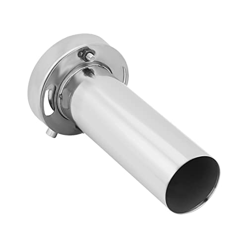 Muffler Silencer Exhaust, Universal Adjustable Round Exhaust Muffler Tip Removable Sound Silencer(3.5 inches)