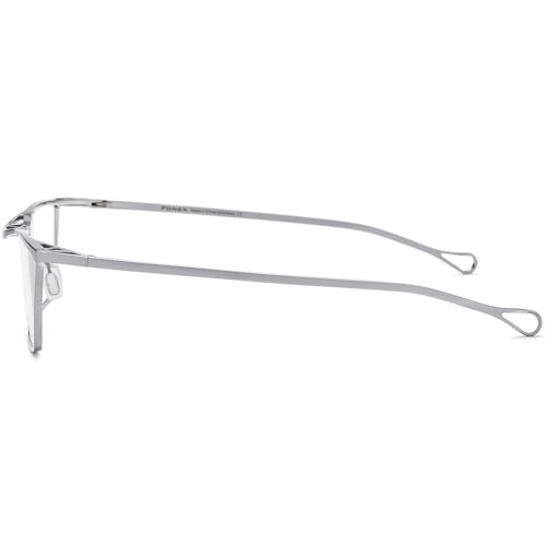 Image of FONEX Titanium Glasses Frame for Men,Square Eyewear Full Optical Eyeglasses F85641