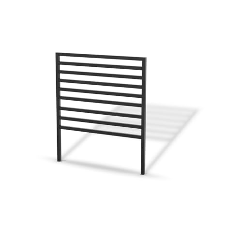 Cozze® Back Grid 90 Panneau arrière pour Cuisine d’extérieur, Rangement ustensiles & Accessoires, Aluminium thermolaqué Noir Mat, Charge Max 30 kg,...