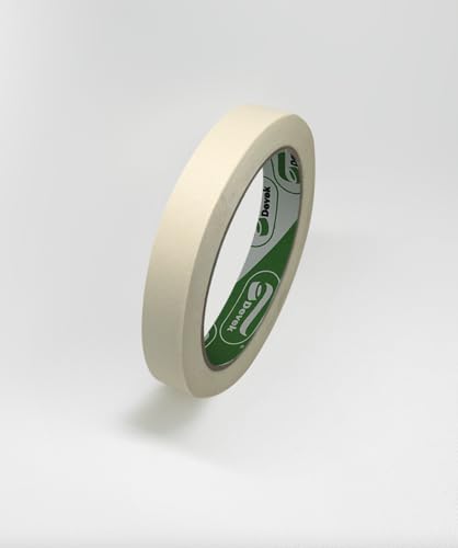 Image of DEVEK Masking Tape for Painting, Crafting and DIY, 0.7 in x 55 yds, One Roll, Clean Removal, No Residue