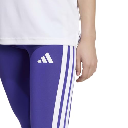 adidas Fille Train Essentials 3-Stripes Leggings Tights, Pure Purple/white, 13-14 Years