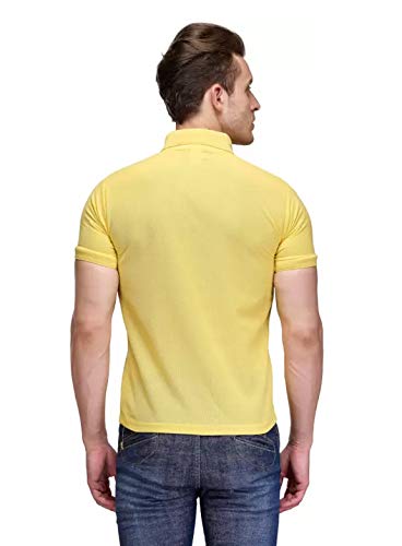 Image of KEOTI Poly Cotton(Mattey) Collar Neck Half Sleeves Tshirt for Men & Boys (Pack of 3), Plain-Regular Fit, Casual Wear, Polo Tees for Daily Use Stylish Comfortable Men's T-Shirt