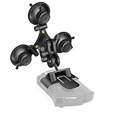 【Multifunktionale Verwendung】Der dreieckige Saugnapfhalter hat eine starke Skalierbarkeit und kann an jeden rotierenden Kugeladapter mit einem Durchmesser von 1,6 cm am Kugelkopf angeschlossen werden. Der dreieckige Anschluss und der Griffbolzen der Radardetektor-Saugnapfhalterung haben 1/4 Gewindeanschlüsse für eine einfache Erweiterung verschiedener Geräte.