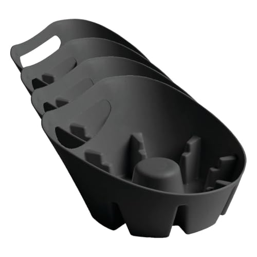 Image of Plumb Craft MAXCLEAN Plunger Tray Black, Universal Design for Most Plungers, (Pack of 4)