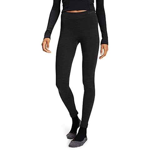 FALKE Damen Baselayer-Hose Wool Tech., Wolle, 1 Stück, Schwarz (Black 3000), S Cover