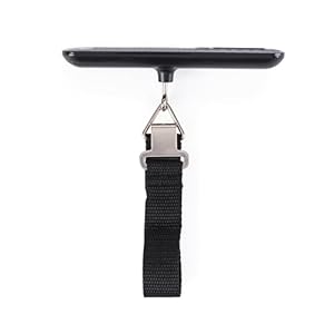 Salter Digital Luggage Scale – Portable Weight Scale for Travel, Compact Suitcase Weigher, 50kg Capacity, Easy Grip Handle, Tare Function, Lightweight, Save On Excess Baggage Charges