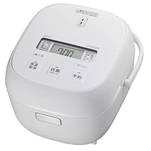 TIGER JBS-A055WM Rice Cooker, 3 Cups, For Living Alone, Microcomputer, Extreme Uma Menu, Frozen Rice Menu, Bread Menu, Cooking Menu Included, Fresh Cooking, Matte White