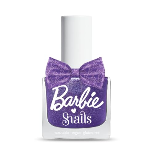 Snails 510449 Kinder Nagellack Barbie Dream Big, auf Wasserbasis, abwaschbar, unbedenklich, vegan, 10,5 ml
