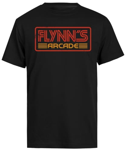 La Galería De Juegos De Flynn Camiseta Negra De Manga Corta para Hombre Male Black tee Men Short Sleeve T-Shirt