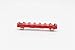 Active-8 7 Slots mlok Picatinny/Weaver Rail Sections Red Anodized CNC Aluminum Mount Adapter Segment Mount