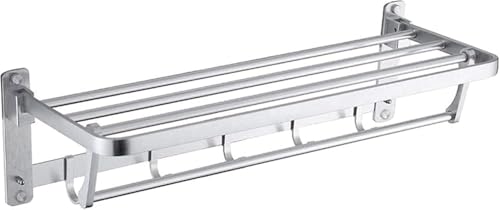 Estante de Almacenamiento Plegable de aleación de Aluminio para Cocina y baño.