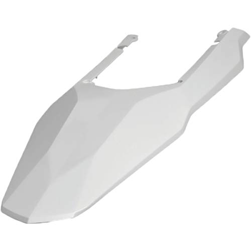 Garde-boue arrière Gas Gas 12-13 incassable en plastique blanc flexible