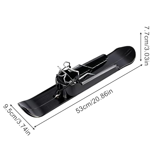 Planche de ski luge conversion 2 en 1 à haute adaptabilité - 6