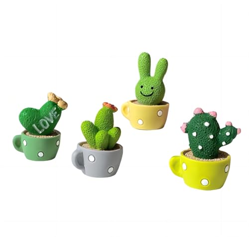 LXQTAO Adorable Spring Shaking Head Automotive Ornaments – Pack of 4 Plant Decor – Ideal for Cars, Homes, Offices & Baking Decorations (Mini-Without Non-Slip mat)