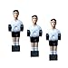 SM SunniMix 3X Soccer Table Men Player Foosball Man Football Tabletop Board Game Table Player Foosball Men for Family Playing Sports Party Indoor Games, White