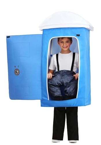Disfraz Infantil Porta Potty con Piernas Falsas miniatura 1