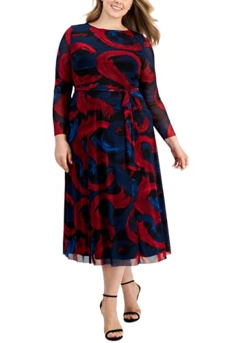 Robe midi Anne Klein grande taille en maille fine premium