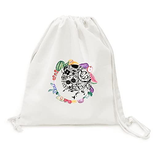 Sac en tissu pliable à sangle fini les sacs plastiques pour légumes