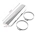 Klanata Motorcycle Exhaust Heat Shield, Heat Wrap for Exhaust Pipe, Universal Muffler Cover Heel Guar, 228 x 64mm / 9'' x 2.5'', for Motorbikes with 50mm-70mm Exhaust Pipe Diameter