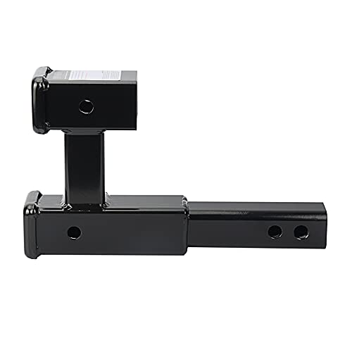 AUMOWE Dual Receiver Hitch Extender Trailer Hitch Extension Fit 2 inch