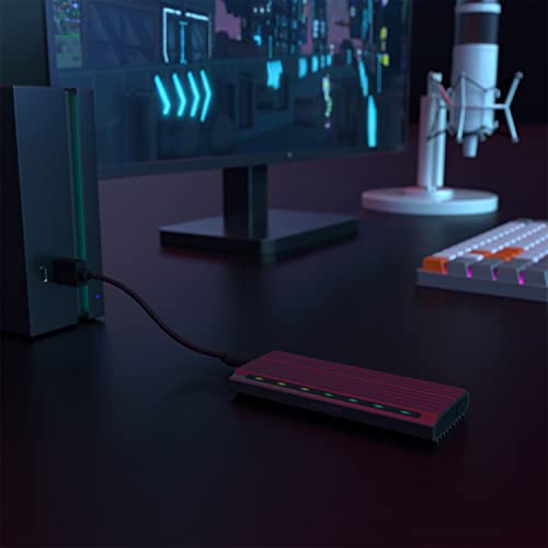 Aisens ASM2-RGB011GR Caja Externa Para Disco Duro Ssd M.2 Sata/Nvme USB-C - 8
