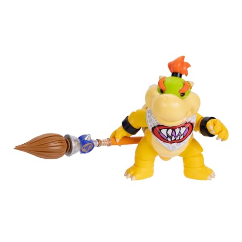 The Super Mario Galaxy Movie 5” Action Figures Series 1 – Bowser Jr. Figure with Paint Brush Accessory - Premium Details and 17 Points of Articulation - Thumbnail 4