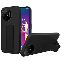 Pusiikeer Compatible for TCL 50 XL Phone Case with Folding Kickstand