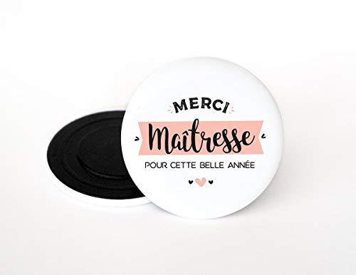 Magnet maitresse | Merci maîtresse pour cette belle année | magnet pour maitresse, cadeau fin d'année, cadeau maîtresse Cover