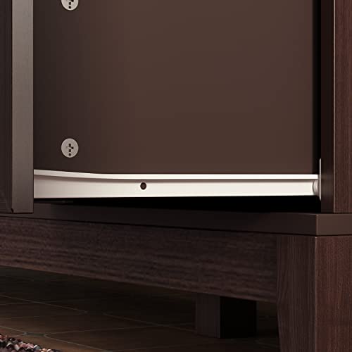 Ecacad Sideboard Buffet Storage Cabinet With 7 Drawers, 2 Doors & Shelves, Kitchen Cupboard Console Cabinet For Living Room, Entryway, Dark Chestnut Brown #TOP5